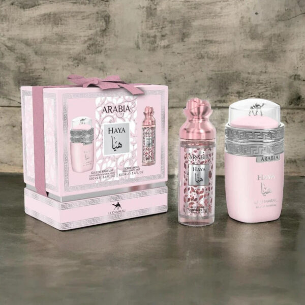 Inspired by Britney Spears Fantasy - 2in1 Gift Set Arabia Haya Hard Box Eau De Parfum Gift Set