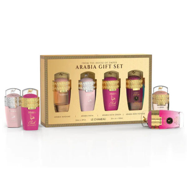 arabiagiftsetwoman25ml4in1_1024x1024_8bffdefa-50ef-4cd7-8f2c-3fd16f5d01ac.jpg Le chameau Arabia Women's Gift Set (4 in 1) Gift Set