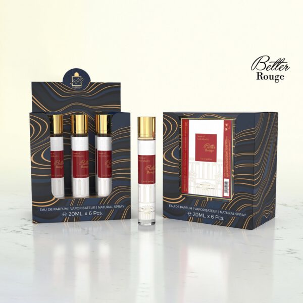 better-rouge_6baec889-d661-4a2b-a33d-59ddc1d7e544.jpg Inspired by Baccarat Rouge - Better Rouge Eau De Parfum 5x 20ml Plus 1 Free Tester
