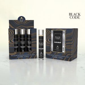 Inspired by Armani Code - Black Code (Pour Homme) Eau De Parfum 5x 20ml Plus 1 Free Tester