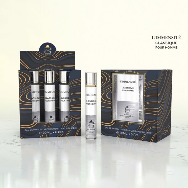 Inspired by Issey Miyake L'Eau D'Issey Pour Homme - L'IMMENSITE CLASSIC POUR HOMME Eau De Parfum 5x 20ml Plus 1 Free Tester