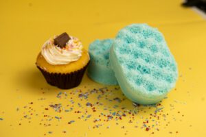 Mini Birthday Cake Soap Sponge