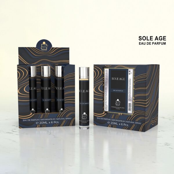 Inspired by Sauvage Dior - SOLE AGE Pour Homme Eau De Parfum 5x 20ml Plus 1 Free Tester